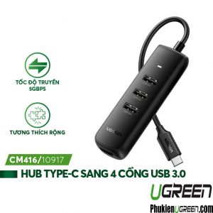 cap-chuyen-usb-type-c-ra-4-cong-usb-3-0-ugreen-10916