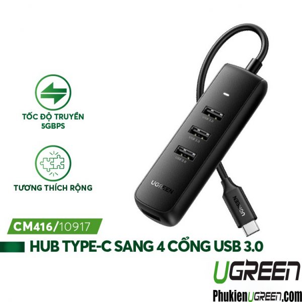 cap-chuyen-usb-type-c-ra-4-cong-usb-3-0-ugreen-10916