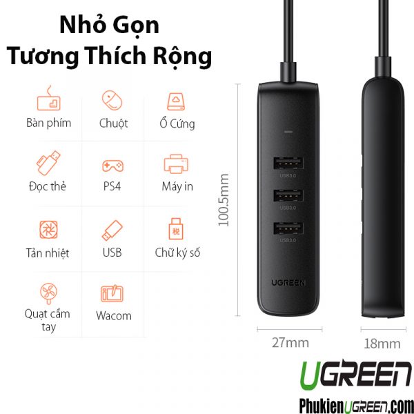 cap-chuyen-usb-type-c-ra-4-cong-usb-3-0-ugreen-10916