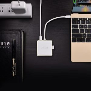 cap-usb-type-c-to-vga-tich-hop-hub-usb-3-0-ugreen-30442