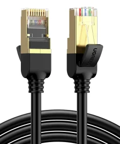 Cáp mạng Cat7 Ugreen NW107 chống nhiễu STP, tốc độ 10Gbps, băng thông 600MHz – SKU 11229 0.5M, 11268 1M, 11277 1.5M, 11269 2M, 11270 3M, 11271 5M, 11272 8M, 11273 10M, 11274 15M, 11275 20M, 11224 25M, 11286 30M