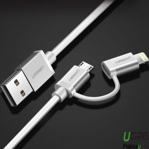 cap-micro-usb-va-lightning-1m-ugreen-20748