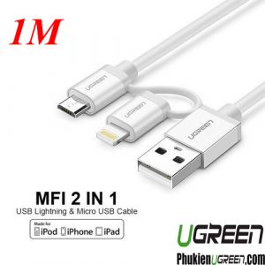 cap-micro-usb-va-lightning-1m-ugreen-20748