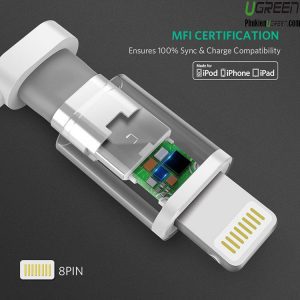 cap-micro-usb-va-lightning-1m-ugreen-20748