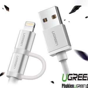 cap-micro-usb-va-lightning-1m-ugreen-20748