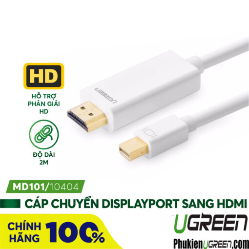 cap-mini-displayport-to-hdmi-2m-ugreen-10404