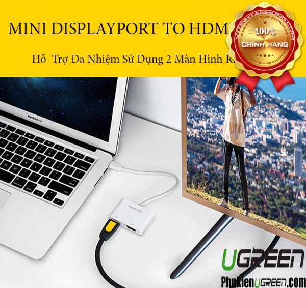 cap-mini-displayport-sang-hdmi-va-vga-ho-tro-4kx2k-ugreen-40364