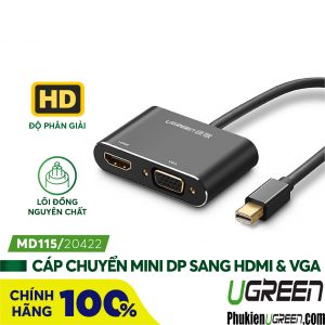 cap-mini-displayport-to-hdmi-va-vga-ho-tro-4k-ugreen-20422