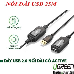 cap-noi-dai-usb-2-0-25m-ugreen-10325-co-chip-khuech-dai-cao-cap