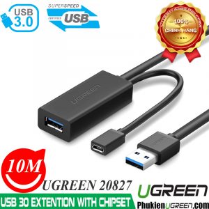 cap-noi-dai-usb-3-0-10m-co-chipset-ugreen-20827