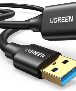 Cáp nối dài USB 3.0 Ugreen US219 chính hãng, đầu mạ vàng, tốc độ 5Gbps, tương thích nhiều thiết bị