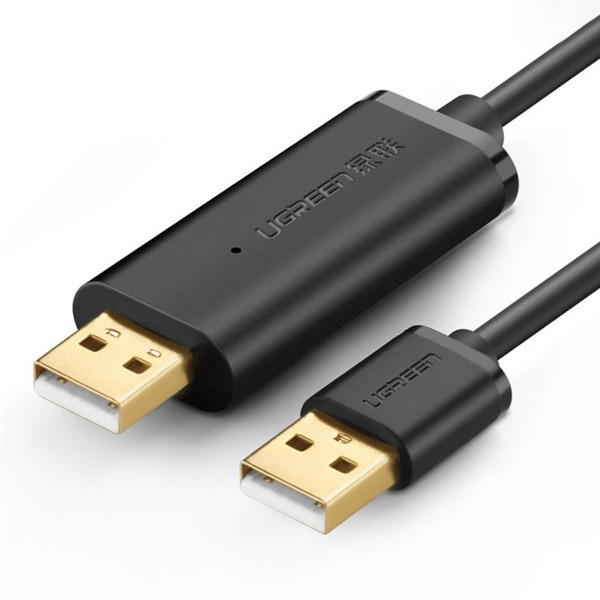 Cáp USB 2.0 Data Link Dài 3M Cao Cấp Ugreen 20226 14 Cáp USB 2.0 Data Link Ugreen US166 dài 2M – truyền dữ liệu giữa 2 máy tính, đầu mạ vàng, chính hãng