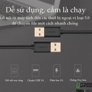 cap-usb-3-0-hai-dau-duc-dai-0-5m-ugreen-10369