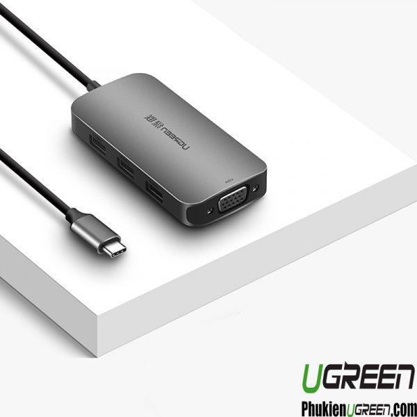 cap-usb-type-c-sang-vga-hub-usb-3-0-sac-pd-ugreen-50210