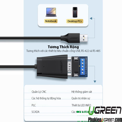 cap-usb-to-com-rs422-485-ugreen-60562