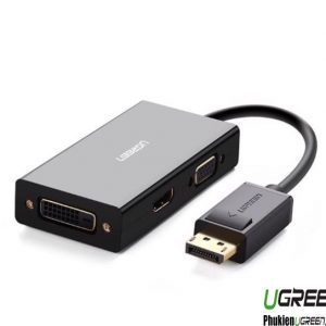 cap-chuyen-displayport-to-vga-hdmi-dvi-ho-tro-4k-2k-ugreen-20420