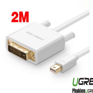 cap-chuyen-mini-displayport-sang-dvi-dai-2m-ugreen-10405