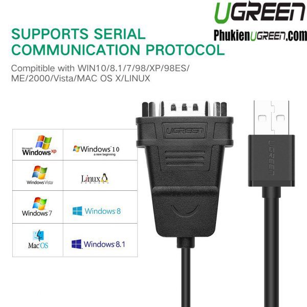 cap-chuyen-usb-to-2-com-rs232-ugreen-30769