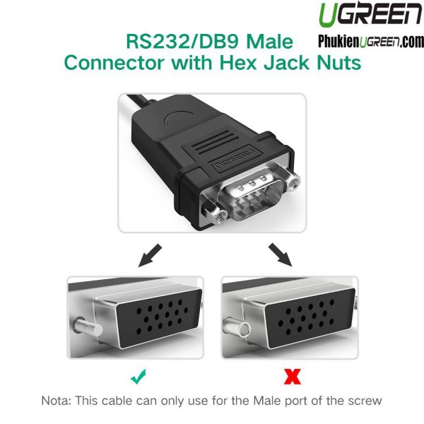 cap-chuyen-usb-to-2-com-rs232-ugreen-30769