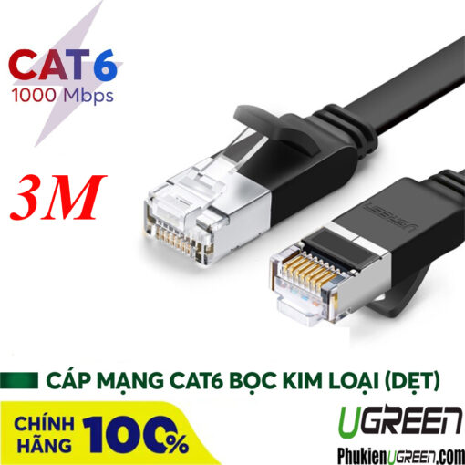 cap-mang-cat6-det-dai-3m-dau-boc-nhom-ugreen-50186