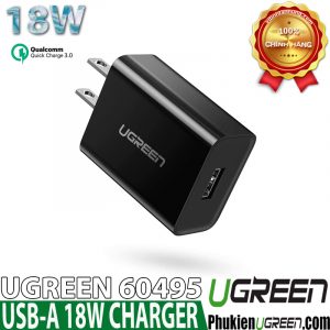 cu-sac-nhanh-18w-chuan-usb-type-a-ho-tro-qc-3-0-ugreen-60495