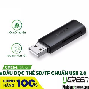 dau-doc-the-nho-usb-2-0-ho-tro-the-sd-tf-ugreen-60721