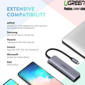 hub-usb-c-to-hdmi-kem-hub-2-usb-3-0-sd-tf-cao-cap-ugreen-70411
