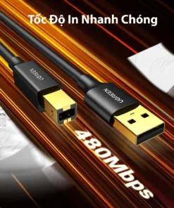 cap may in ugreen us135 toc do in nhanh 480mbps usb 2.0 chinh hang