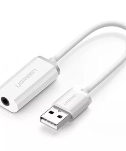 Cáp chuyển USB sang audio 3.5mm hỗ trợ mic và tai nghe Ugreen 30712 chính hãng