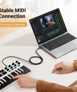 cap may in ugreen us135 ket noi midi keyboard voi laptop khong nhieu khong treo may