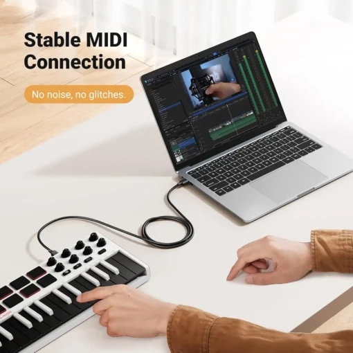 cap may in ugreen us135 ket noi midi keyboard voi laptop khong nhieu khong treo may