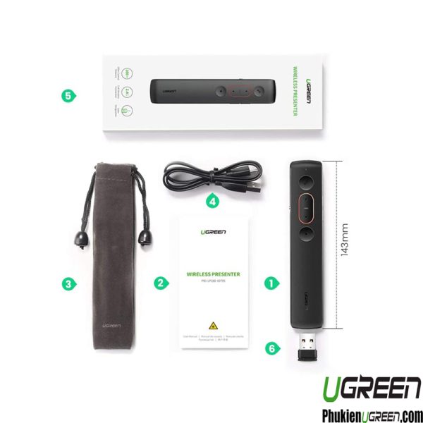 but-trinh-chieu-laser-dieu-khien-xa-100-met-dung-pin-sac-300mah-ugreen-60795