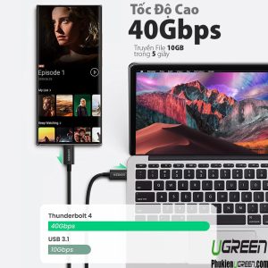 cap-usb-type-c-thunderbolt-4-dai-2m-ho-tro-8k60hz-truyen-du-lieu-40gbps-sac-100w-cao-cap-ugreen-60621