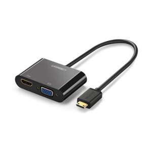 cap-chuyen-mini-hdmi-sang-hdmi-vga-ugreen-40385