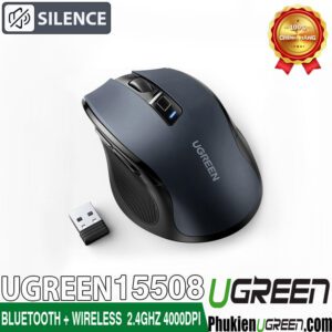 chuot-khong-day-ergonomic-ugreen-15508-bluetooth-wireless-4000dpi-nut-bam-silient