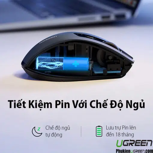 chuot-khong-day-ergonomic-ugreen-15508-bluetooth-wireless-4000dpi-nut-bam-silient