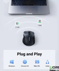 chuot-khong-day-ergonomic-ugreen-15508-bluetooth-wireless-4000dpi-nut-bam-silient