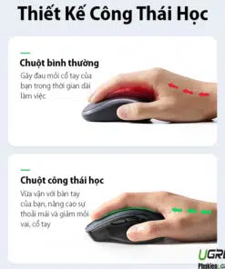 chuot-khong-day-ergonomic-ugreen-15508-bluetooth-wireless-4000dpi-nut-bam-silient