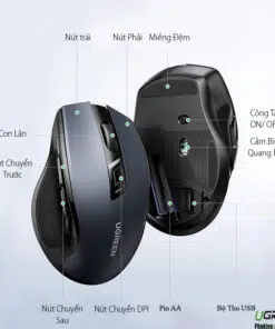 chuot-khong-day-ergonomic-ugreen-15508-bluetooth-wireless-4000dpi-nut-bam-silient
