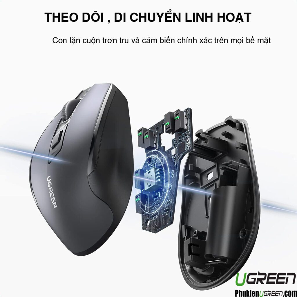 chuot-khong-day-ergonomic-ugreen-15508-bluetooth-wireless-4000dpi-nut-bam-silient