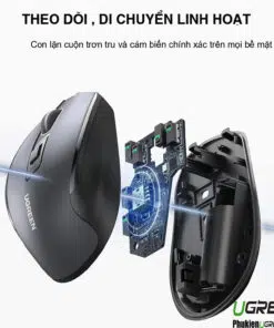 chuot-khong-day-ergonomic-ugreen-15508-bluetooth-wireless-4000dpi-nut-bam-silient