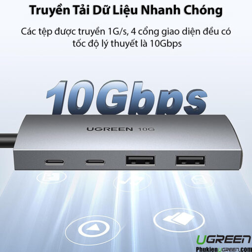 Hub-Chuyển-USB-Type-C-Sang-2-cong-USB-A-Va-2-Cong-USB-C-Toc-Do-10Gbps-Ugreen-30758-CM480