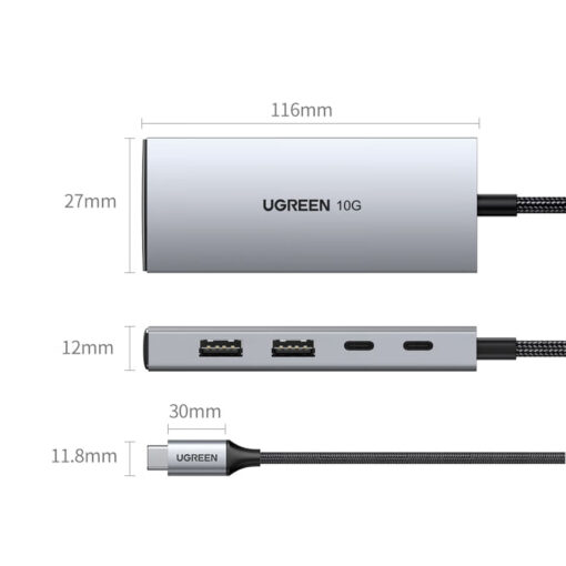 Hub-Chuyển-USB-Type-C-Sang-2-cong-USB-A-Va-2-Cong-USB-C-Toc-Do-10Gbps-Ugreen-30758-CM480