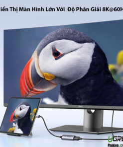 Cáp USB-C-To -Displayport-ho-tro-8K-Ugreen-15575