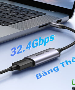 Cáp USB-C-To -Displayport-ho-tro-8K-Ugreen-15575
