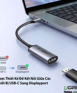 Cáp USB-C-To -Displayport-ho-tro-8K-Ugreen-15575