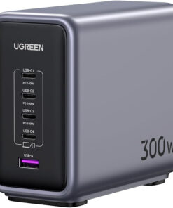 Củ Sạc Nhanh 300W 4 Cổng USB-C 1 Cổng USB A Ugreen 90903B