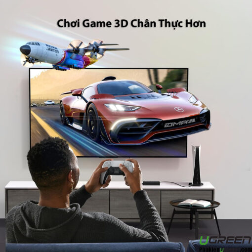 Switch Gộp HDMI 5 Vào 1 ra Hỗ Trợ 4K@60Hz Có Điều Khiển Ugreen 90512 CM568