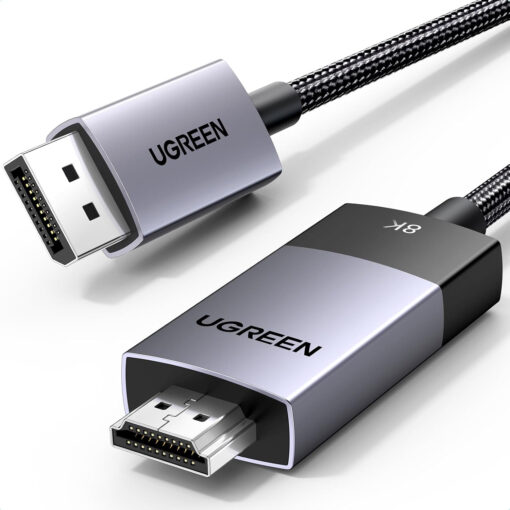 Cáp Chuyển Displayport Sang HDMI Có Active Hỗ Trợ 8K@60Hz, 4K@120Hz Ugreen DP115