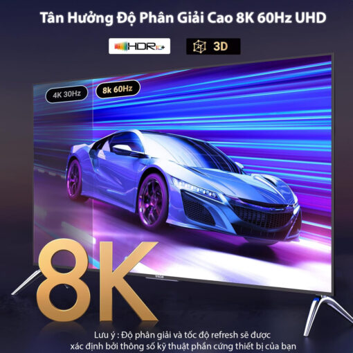 Cáp Chuyển Displayport Sang HDMI Có Active Hỗ Trợ 8K@60Hz, 4K@120Hz Ugreen DP115